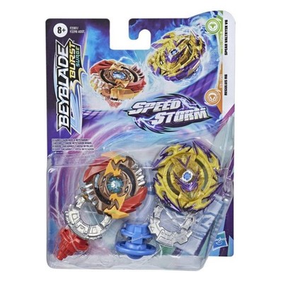 Hasbro F2301EU40 Beyblade Speedstorm Spear Valtryek V6 und Regulus R6 Kreisel