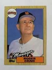 1987 Topps - Roger Craig #193 Near Mint Clean Card Fresh Pull