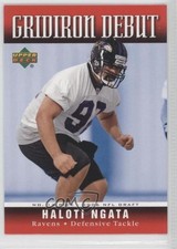 2006 Upper Deck Gridiron Debut Haloti Ngata #1GD-HN 1h8