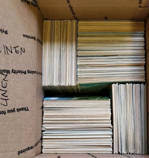 Postcard Large Lot Of About 1000 Linen Postcards