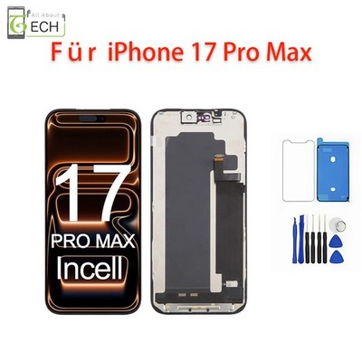 Für iPhone 17 Pro Max LCD Display (incell) Touchscreen Bildschirm Schutzglas