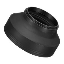 58mm Camera Lens Hood Rubber Collapsible Anti-Reflection Lens Protector, 1 Pack