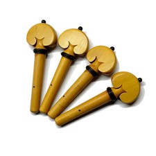 1 Set 4/4 Violin Boxwood Pegs New Violin Parts Making Accessory