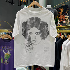 1995 Princess Leia Big-Face Vintage T-Shirt Tee Men Women Gift