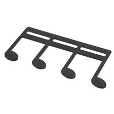 Metal Sheet Music Clip Delicate Note Pattern Page Holder For Piano Excellent