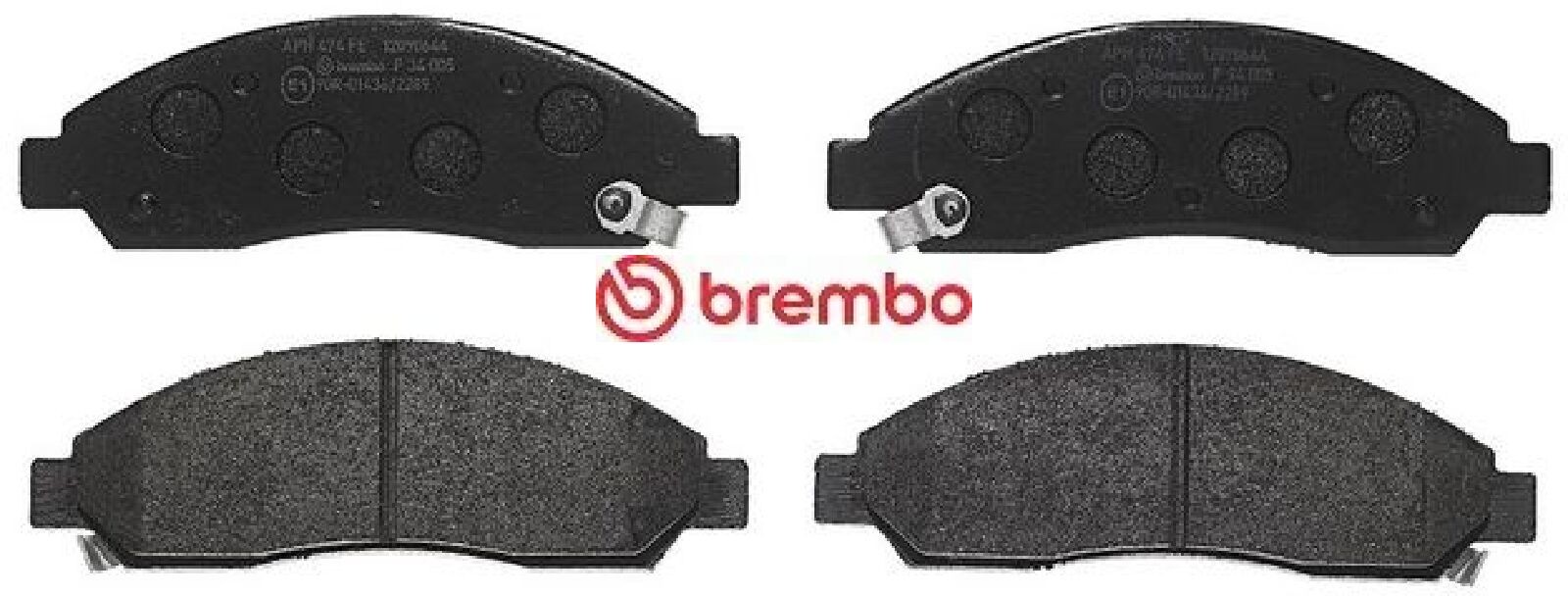 Für BREMBO P 34 005 Brake Pad Set, Disc Brake - Bild 3