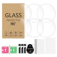 6 Pcs Watch Glass Screen Protectors 37mm - Tempered Glass Clear Film