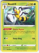 Beedrill 003/185 SWSH04: Vivid Voltage Pokemon Rare Near Mint