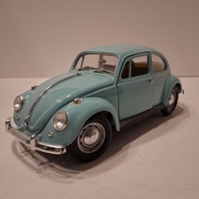 1967 ROAD TOUGH 1:18 VOLKSWAGEN BEETLE BLUE Die Cast