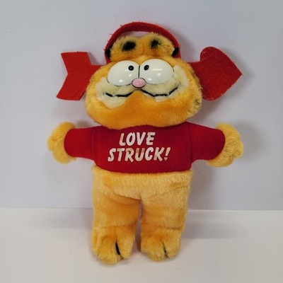 Vintage Garfield Love Struck Valentine's Plush - Dakin Suction Cup Car Hanging