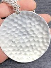 Rose Medallion Style Pendant/earrings West Germany(?) Large Pendant Vintage 18”  — photo 5