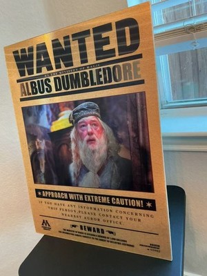 3D Motion Effect Lenticular Art Poster-Wanted Albus Dumbledore Home Decor Gift