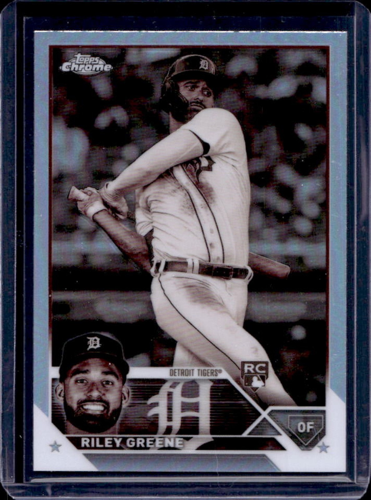 2023 Topps Chrome Riley Greene RC Sepia Refractor Rookie #182 Tigers