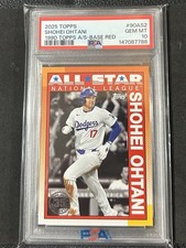 2025 TOPPS 1990 TOPPS ALL-STAR BASE RED #90AS2 SHOHEI OHTANI PSA 10