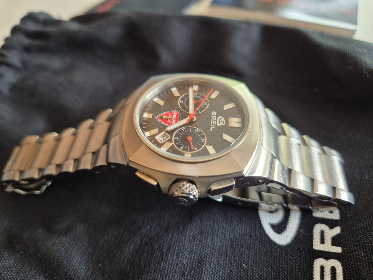No76.DL Silver Internationalフィリグリー ビートル Ducati Breil LORIS CAPIROSSI #65 Limited Edition watch . CHRONO
