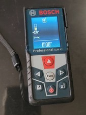 Bosch GLM 42 Blaze 135 Ft. Laser Measure with Color Display Tested Working 