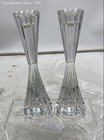 Mikasa Clear Park Lane Crystal Home Decor Taper Candle Holder Lot Of 2 — photo 6