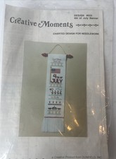 Creative Moments Cross Stitch Kit 4th Of July Banner Kit 684