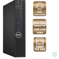 Dell Windows 11 Pro Desktop Computer PC Up To i7 7th Gen. 32GB RAM 4TB SSD/HDD