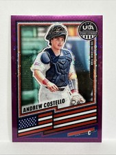 2026 Panini Stars and Stripes Prizm Andrew Costello #32 Disco Purple86/99💎