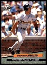 Orlando Merced 1992 Ultra #257 Pirates MLB READ FREE SHIPPING AutographDen