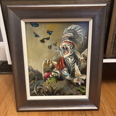Shay Davis - Putting It Back Together - Original 11x14 Oil Painting Framed