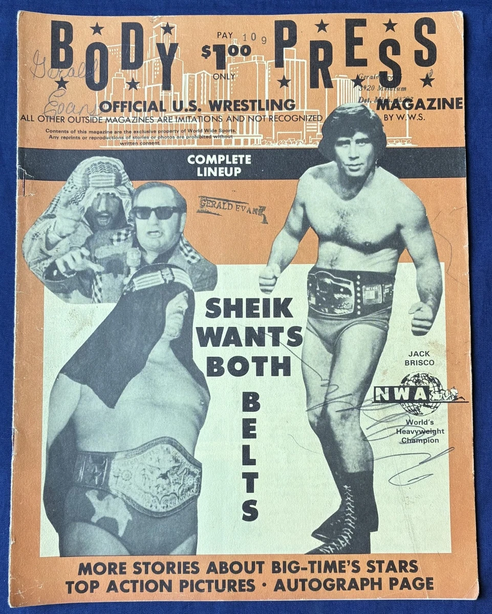 25+ Wrestling Vintage Sports Programs for sale | Updated Oct 2026