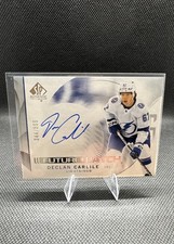 24-25 Sp Authentic Autographed Future Watch Declan Carlile #149  /599 