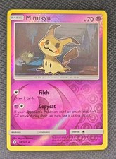 Pokémon TCG Mimikyu Guardians Rising 58/145 Reverse Holo Holo Rare Near Mint