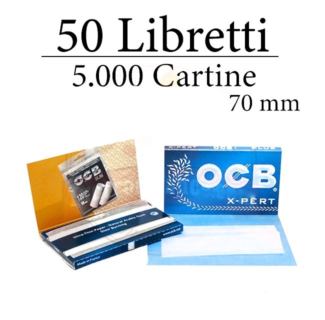 Cartine Corte Doppie OCB Blu - 2 Box da 25 Libretti foto 4