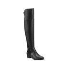 Marc Fisher Womens 7 M Black Faux Leather Terra Over The Knee Boots DISPLAY KB4