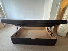 King divan bed base w/ hydraulic powered access to large storage area + drawers