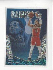 2022-23 Donruss Optic Raining 3s Holo Fast Break Prizm #8 Trae Young Hawks