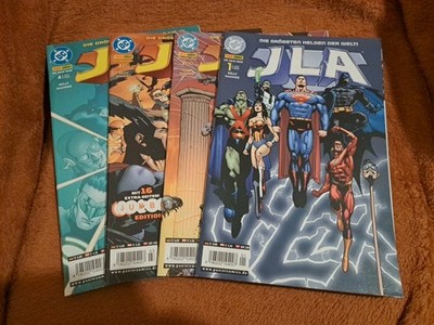 4x JLA Die neue Serie 1-4 komplett   DC/Panini Superhelden Comics 2003  Z 0-1/1