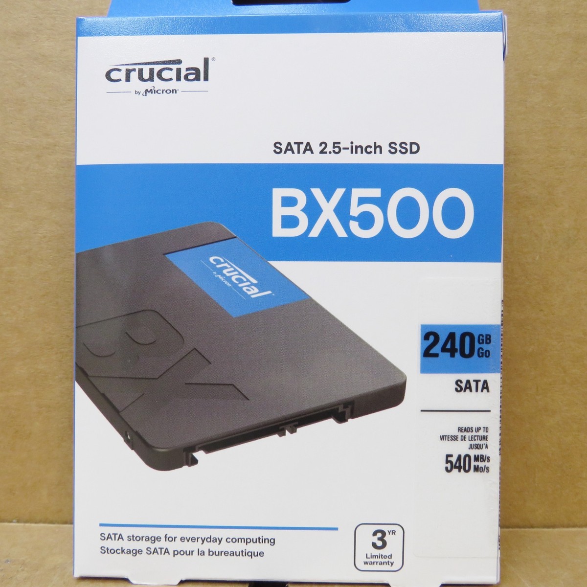 Micron 2.5インチSSD 240GB SATA 3台セット | VISUALWORKS.CO.JP