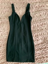 Windsor Little Black Dress | Bodycon | S | Deep V Neck | Mini Cocktail Party