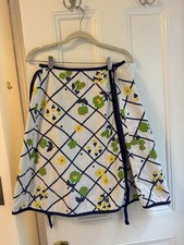 Vintage 1970s Wrap Skirt Reversible Size Medium