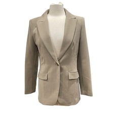 NWT Banana Republic Classic Blazer Machine Washable SZ 6 Tan