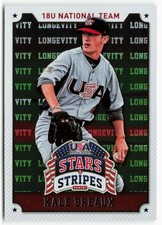 2015 Kale Breaux Panini USA Baseball Stars & Stripes Rookie Longevity Hobby