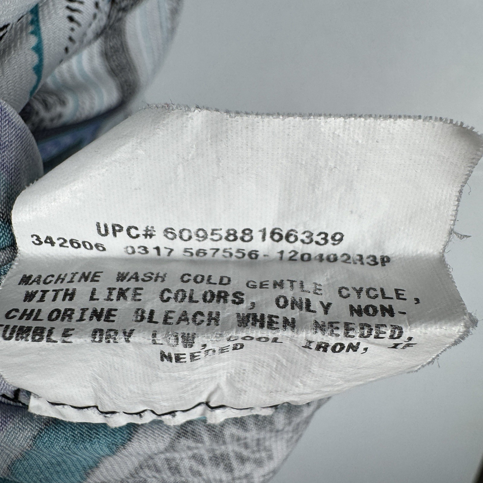 AB Studio Tank Women’s Size XL White Teal Pullover Tank Blouse See Condition