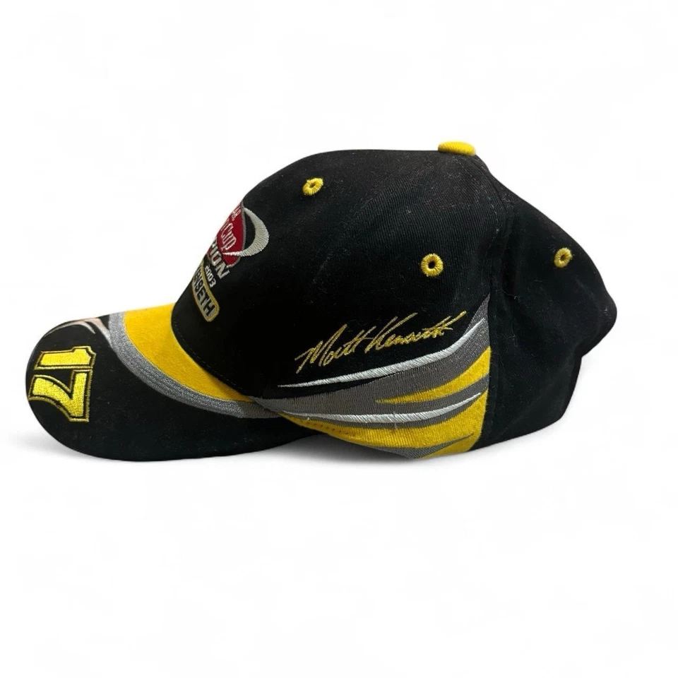 Sombrero Matt Kenseth Vintage 2003 NASCAR Roush Racing Winston Cup Champion #17 Foto 3 de 4