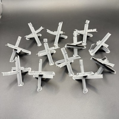 Tabletop Gaming Terrain - Tank Traps - Grim Dark - Suit Warhammer AOS, 40k, Etc