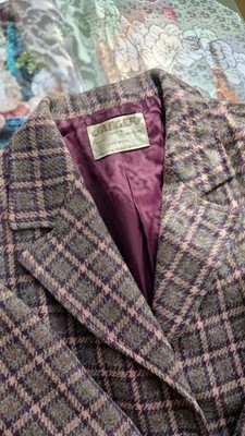 Vintage Jaeger Wool Blazer Tailored Cropped Jacket Made in Britain