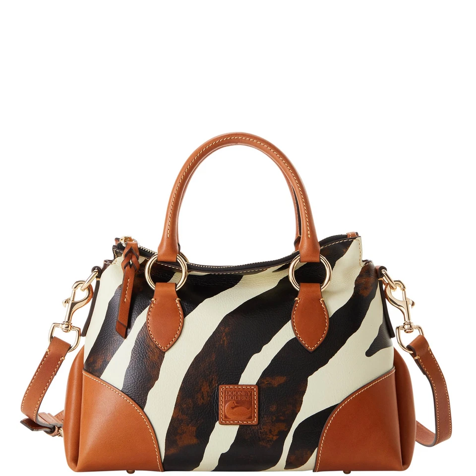 Dooney & Bourke Zebra Leather Satchel 30