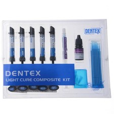 1 Set Dental Light Cure Composite Kit Universal A1/A2/A3/A3.5/B1 5 Colors