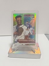 2022 Donruss Optic Lime Green Prizm #16 Ronald Acuna Jr Atlanta Braves 