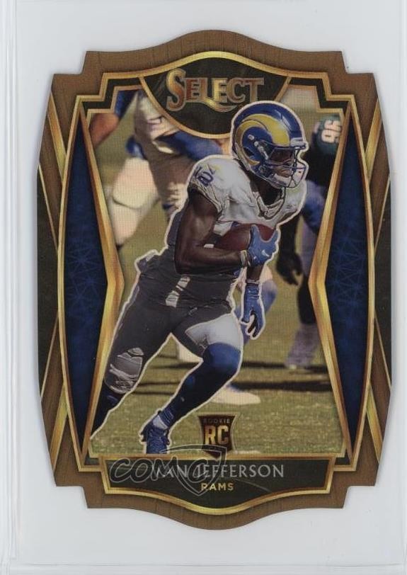 2020 Select Premier Level Copper Prizm Die-Cut /355 Van Jefferson Rookie RC s5j