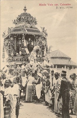 AK ASIEN COLOMBO CEYLON HINDU VALE CAR - HINDU AUTO