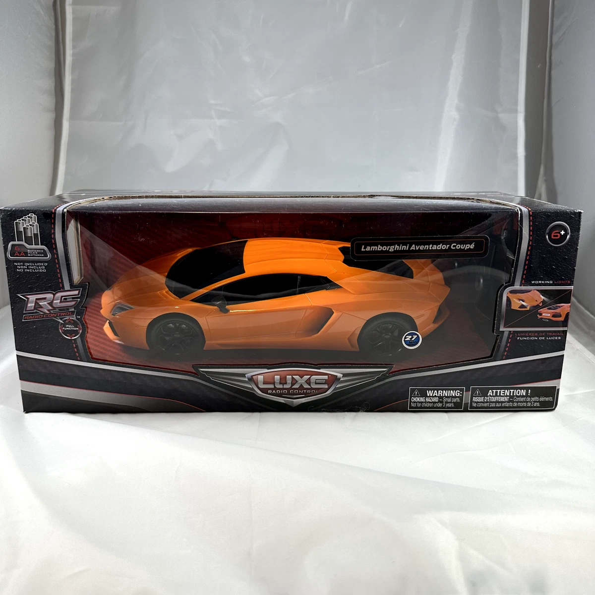 RC Luxe Lamborghini Aventador Coupe Orange 1 24 Scale eBay