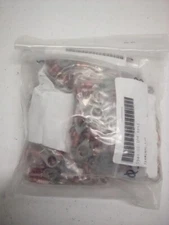 500 Pieces 5/16" Red Insulated Ring Terminal Lug Connectors 18-22 Gauge Military